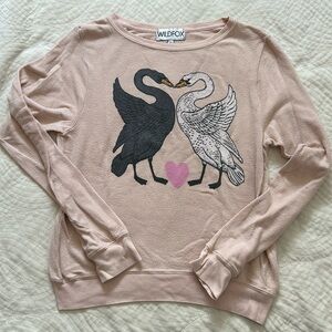 Wildfox Swan Sweatshirt XS